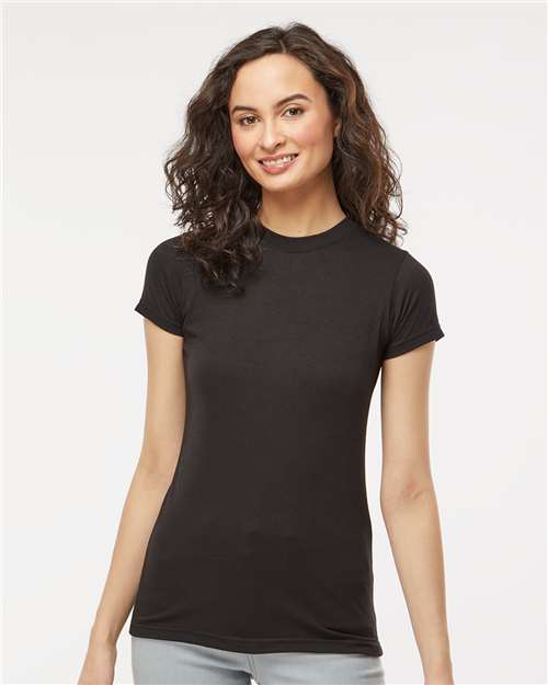 M&O Women's Deluxe Blend T-Shirt 3540