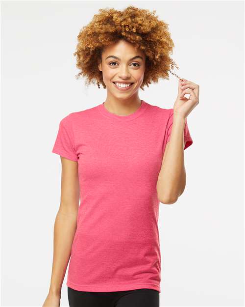 M&O Women's Deluxe Blend T-Shirt 3540