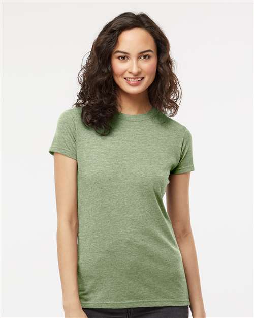 M&O Women's Deluxe Blend T-Shirt 3540