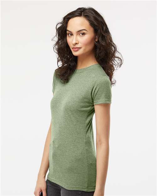 M&O Women's Deluxe Blend T-Shirt 3540