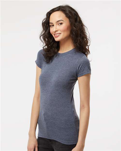 M&O Women's Deluxe Blend T-Shirt 3540