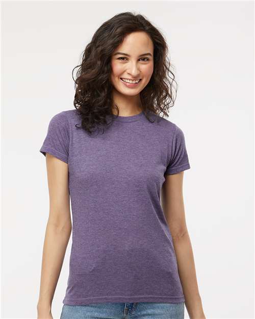 M&O Women's Deluxe Blend T-Shirt 3540