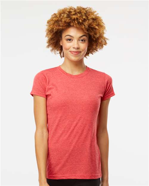 M&O Women's Deluxe Blend T-Shirt 3540
