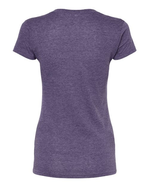M&O Women's Deluxe Blend V-Neck T-Shirt 3542