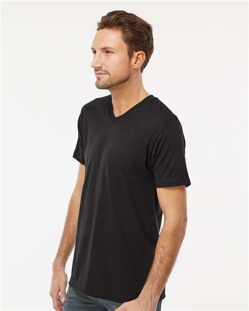 M&O Deluxe Blend V-Neck T-Shirt 3543