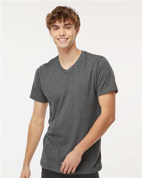 M&O Deluxe Blend V-Neck T-Shirt 3543