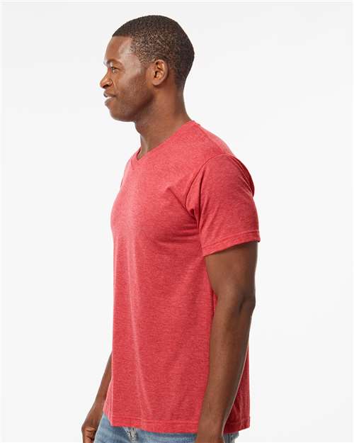 M&O Deluxe Blend V-Neck T-Shirt 3543