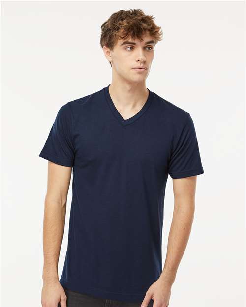 M&O Deluxe Blend V-Neck T-Shirt 3543