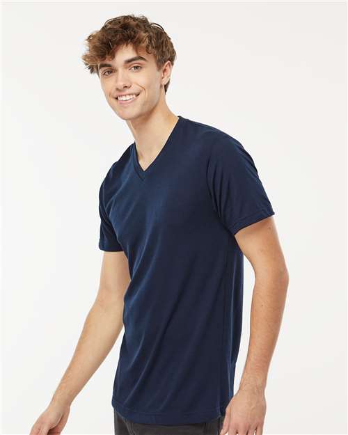 M&O Deluxe Blend V-Neck T-Shirt 3543