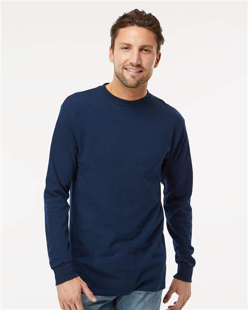 M&O Unisex Gold Soft Touch Long Sleeve T-Shirt 4820