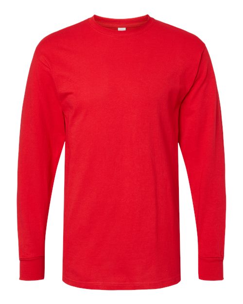 M&O Unisex Gold Soft Touch Long Sleeve T-Shirt 4820