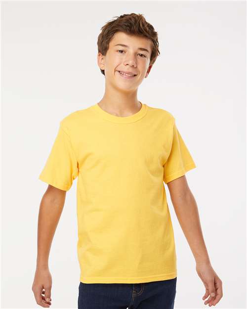 M&O Youth Gold Soft Touch T-Shirt 4850