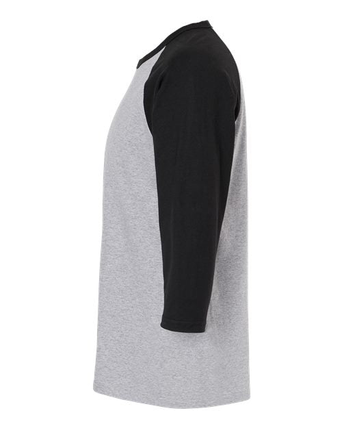M&O Raglan Three-Quarter Sleeve Baseball T-Shirt 5540
