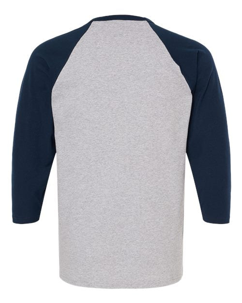 M&O Raglan Three-Quarter Sleeve Baseball T-Shirt 5540