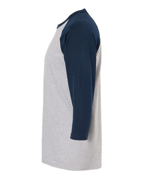 M&O Raglan Three-Quarter Sleeve Baseball T-Shirt 5540