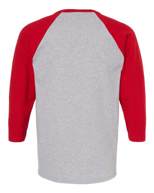 M&O Raglan Three-Quarter Sleeve Baseball T-Shirt 5540
