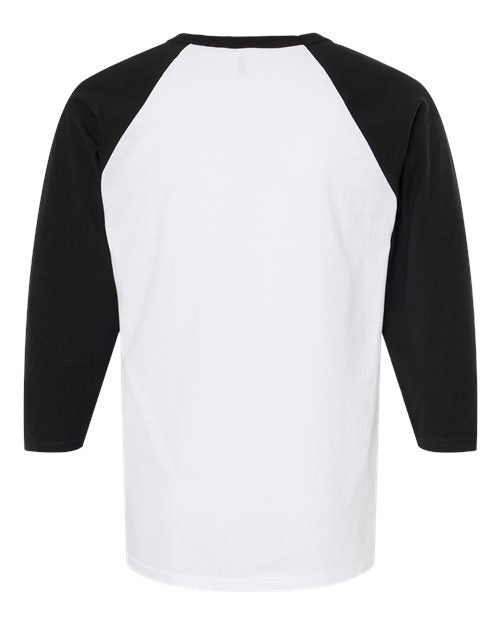 M&O Raglan Three-Quarter Sleeve Baseball T-Shirt 5540