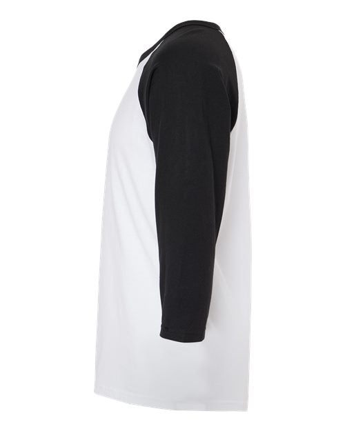 M&O Raglan Three-Quarter Sleeve Baseball T-Shirt 5540
