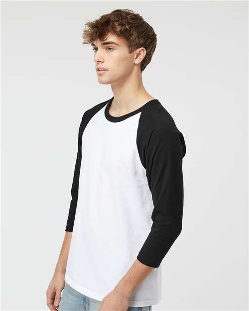 M&O Raglan Three-Quarter Sleeve Baseball T-Shirt 5540