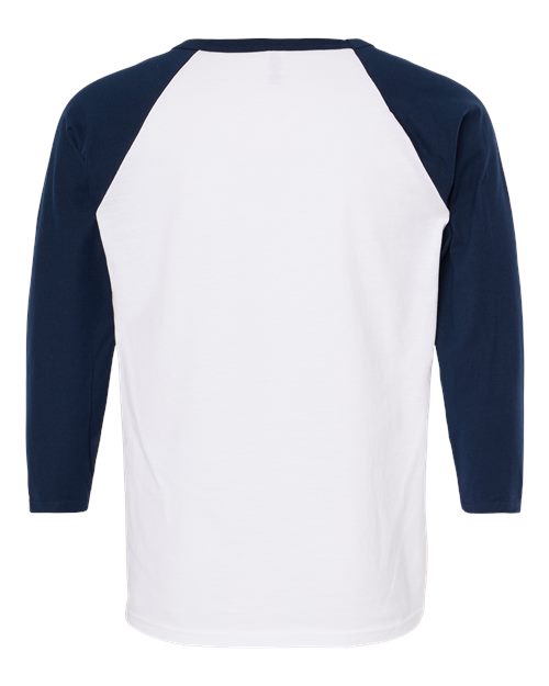 M&O Raglan Three-Quarter Sleeve Baseball T-Shirt 5540