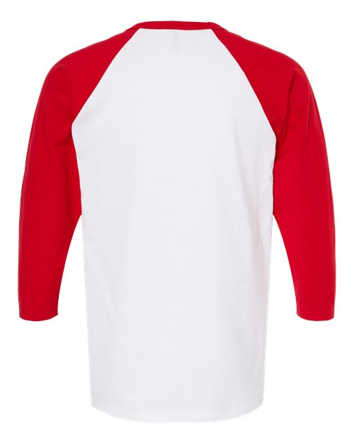 M&O Raglan Three-Quarter Sleeve Baseball T-Shirt 5540