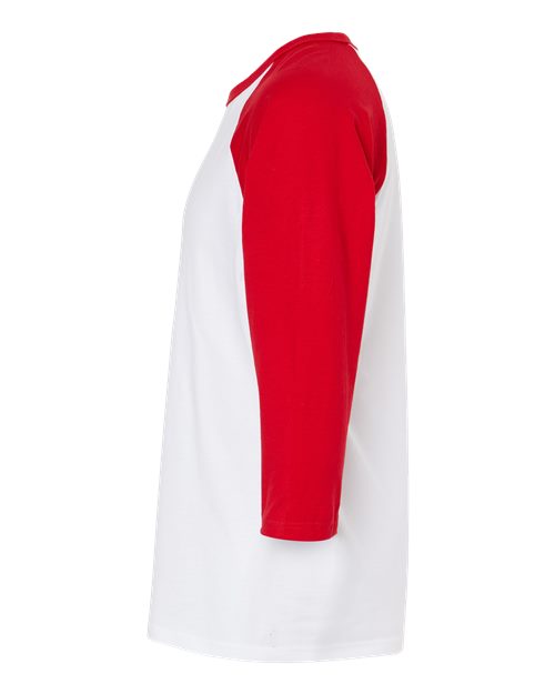 M&O Raglan Three-Quarter Sleeve Baseball T-Shirt 5540