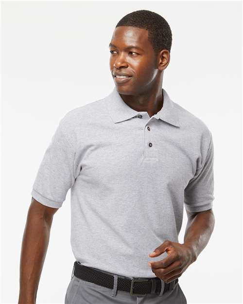 M&O Ring-Spun Piqué Polo 7002