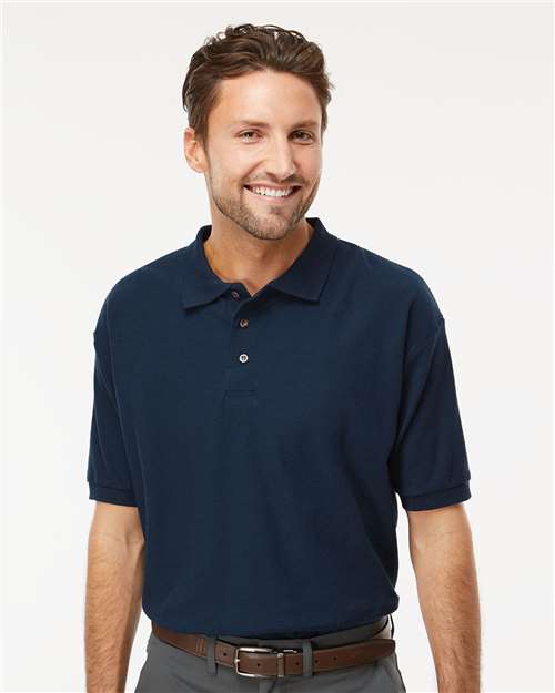 M&O Ring-Spun Piqué Polo 7002