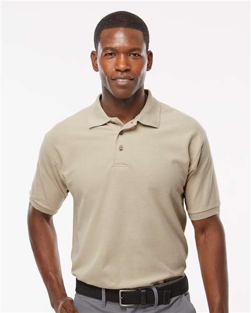 M&O Ring-Spun Piqué Polo 7002