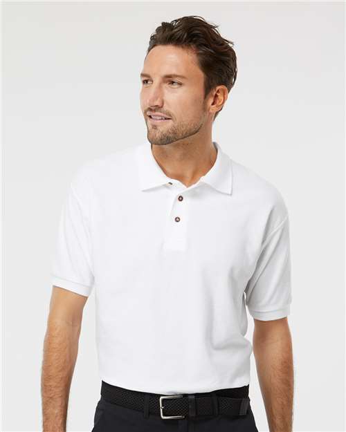 M&O Ring-Spun Piqué Polo 7002