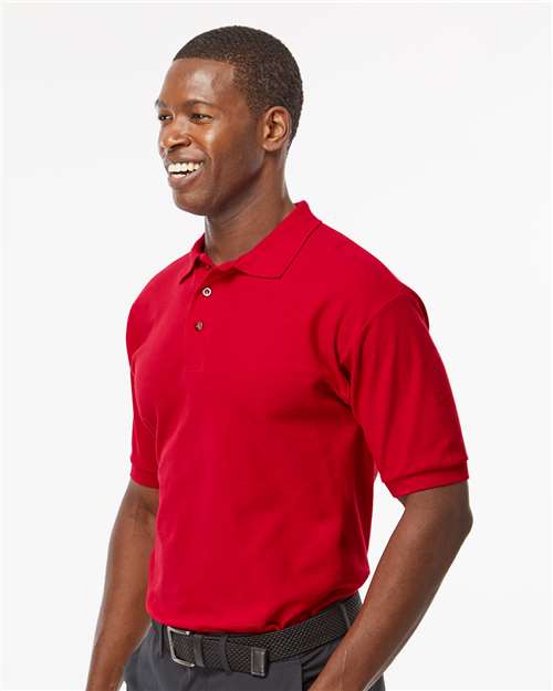 M&O Ring-Spun Piqué Polo 7002