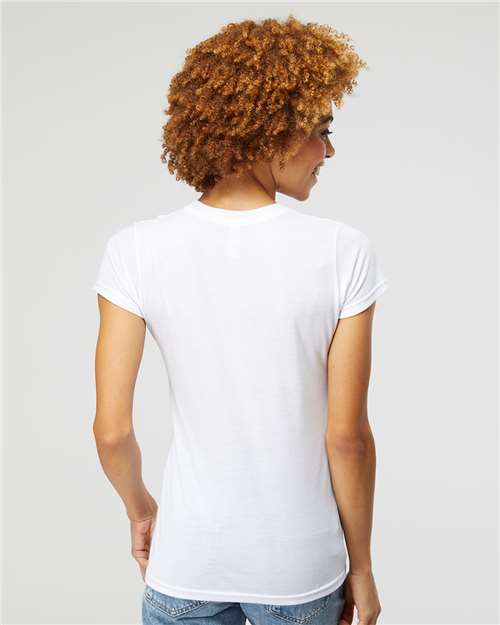 M&O Women's Deluxe Blend T-Shirt 3540