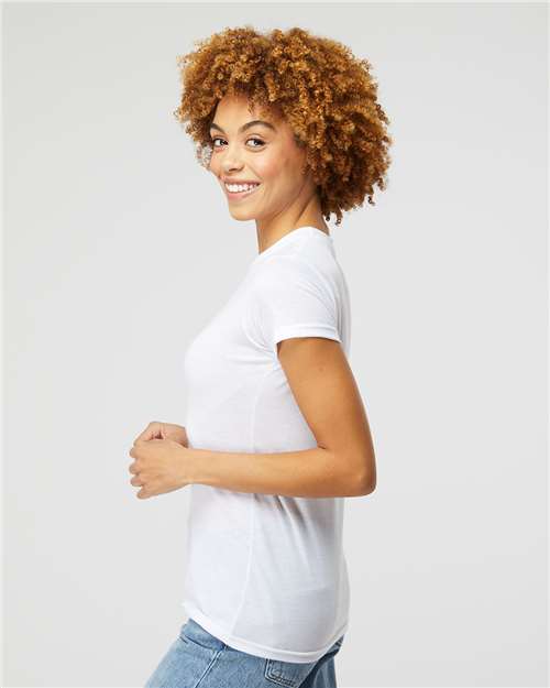 M&O Women's Deluxe Blend T-Shirt 3540