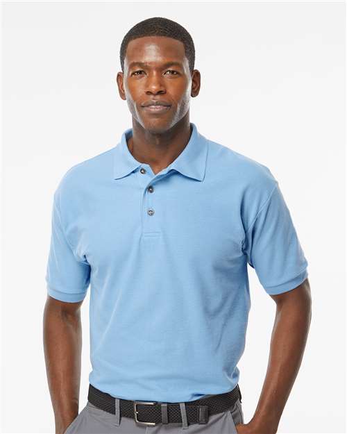 M&O Ring-Spun Piqué Polo 7002
