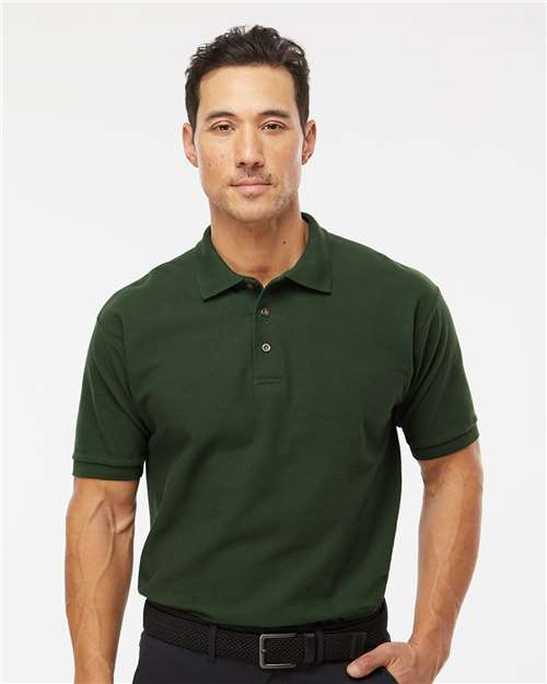 M&O Ring-Spun Piqué Polo 7002