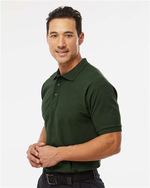 M&O Ring-Spun Piqué Polo 7002