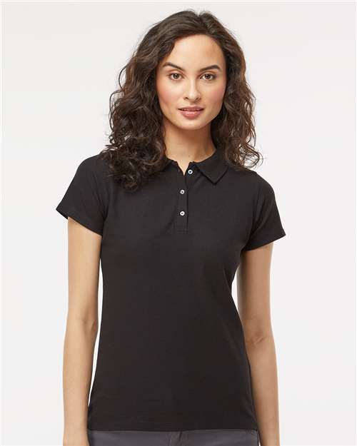 M&O Women's Soft Touch Polo 7007