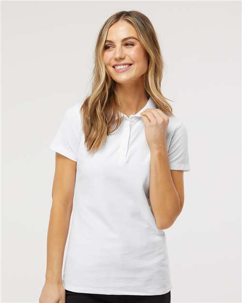 M&O Women's Soft Touch Polo 7007
