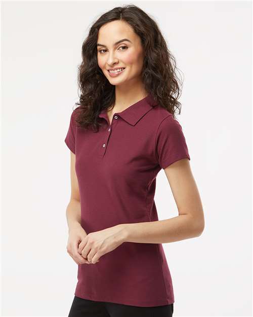M&O Women's Soft Touch Polo 7007