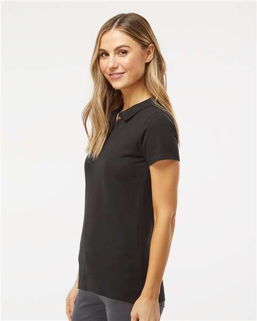 M&O Women's Ringspun Pique Polo 7600