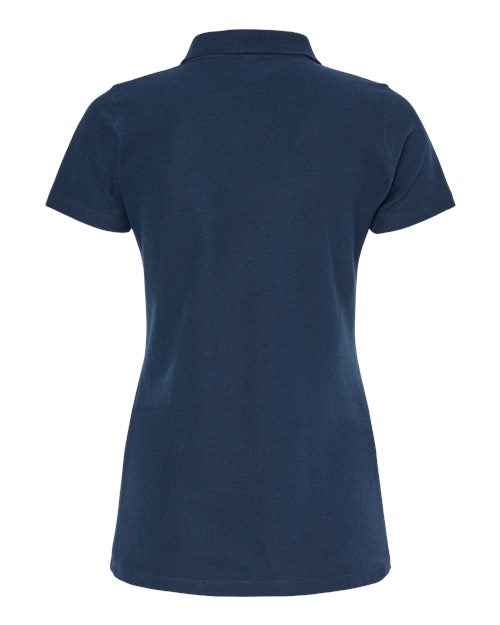 M&O Women's Ringspun Pique Polo 7600