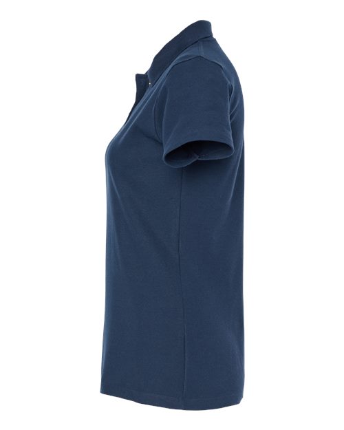M&O Women's Ringspun Pique Polo 7600