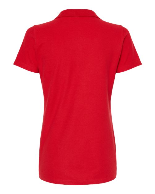 M&O Women's Ringspun Pique Polo 7600