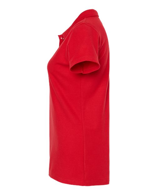 M&O Women's Ringspun Pique Polo 7600