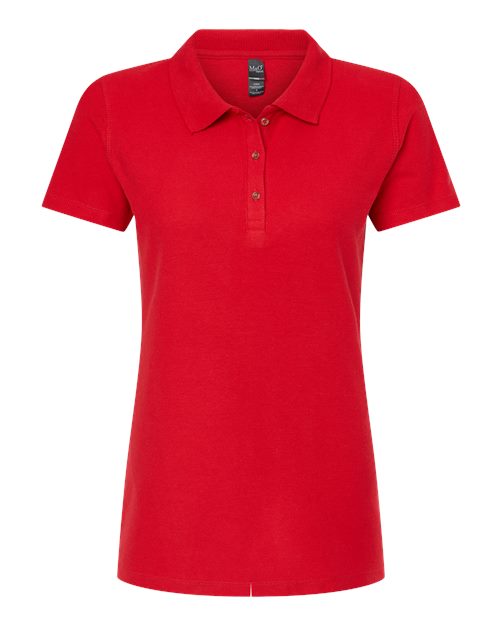 M&O Women's Ringspun Pique Polo 7600
