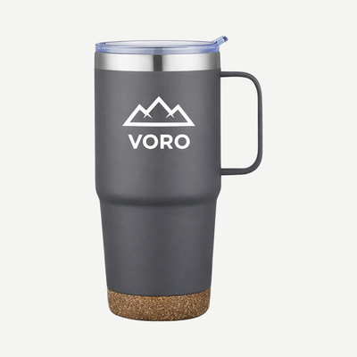Akira Travel Mug w/Cork Bottom - 24oz