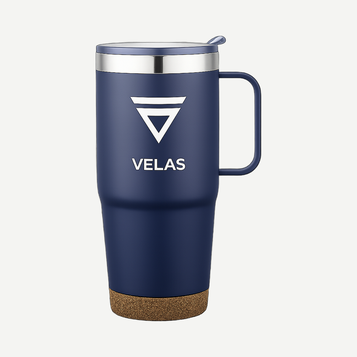 Akira Travel Mug w/Cork Bottom - 24oz - Navy | Limitless Toronto