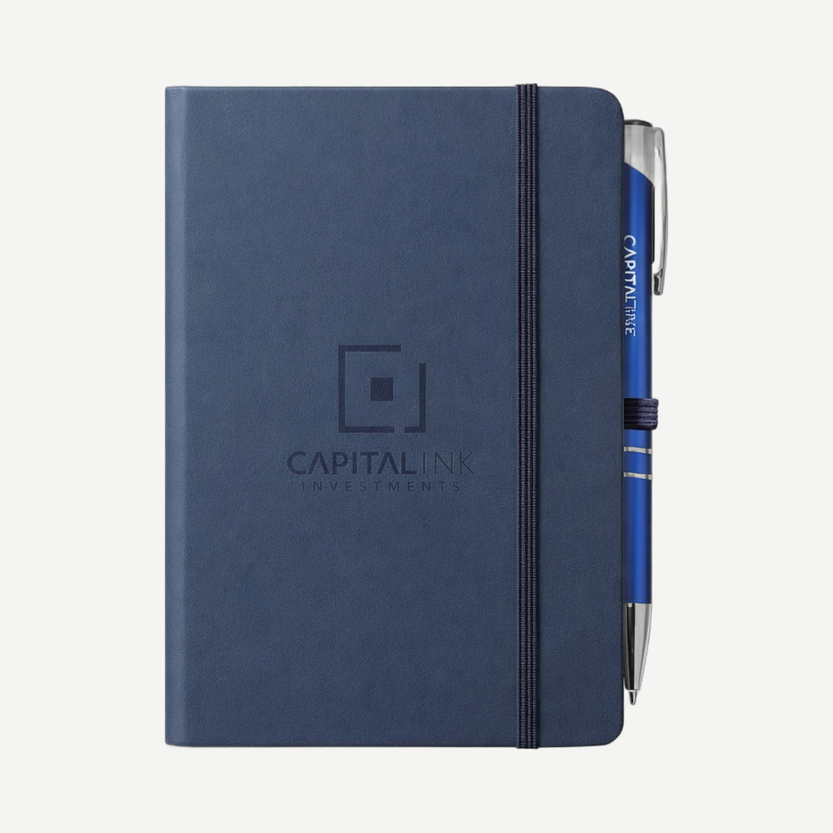 Cool Journal/Clicker Pen - (M) - Navy Blue/Blue | Limitless Toronto