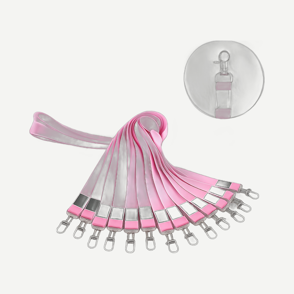 Custom Polyester Lanyard - Pink | Limitless Toronto