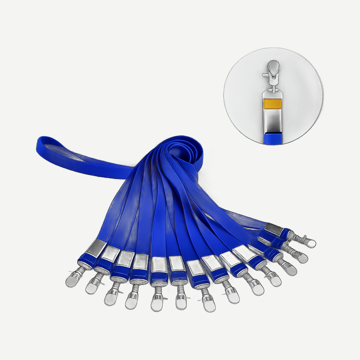 Custom Polyester Lanyard - Royal Blue | Limitless Toronto